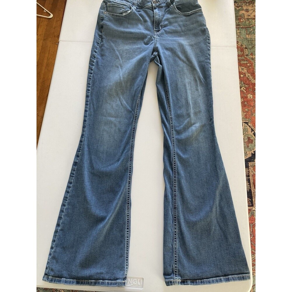 Maurice Women’s Flared Jeans Women’s 12 Long High Rise Stretch Good Condition